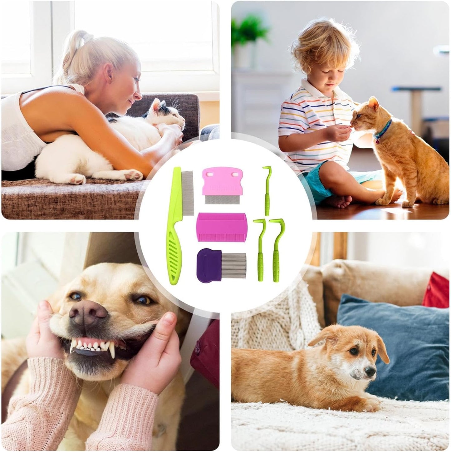 Essential Flea Kit For Dogs & Cats (7pcs)