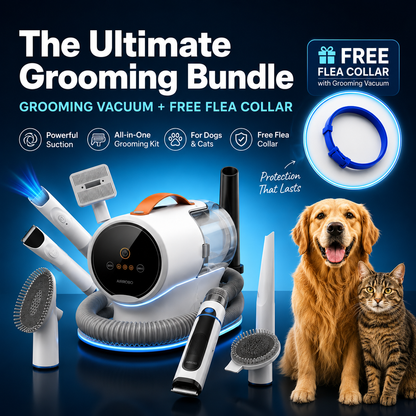 Keep Fleas Away & Your Pet Clean! (All-in-1 Vacuum Bundle)
