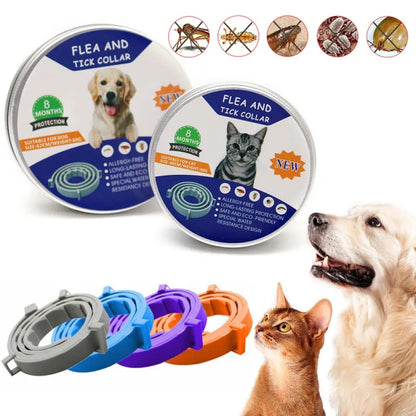 One Size Anti-Flea Pet Collar (Cats & Dogs)