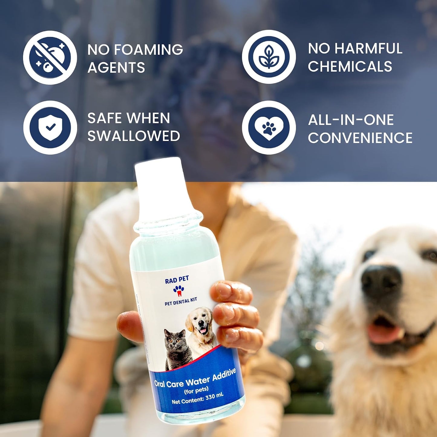 Dental Hygiene Kit for Cats & Dogs - All In One (RadPet)