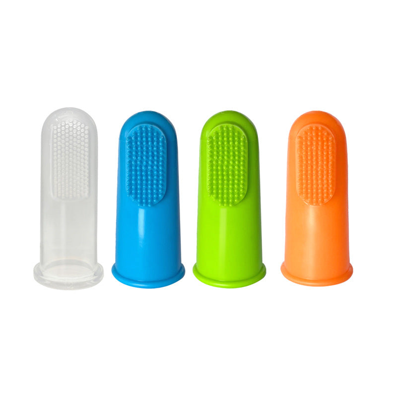 Pet Finger Toothbrush Set - Dog & Cat Oral Care (4pcs)