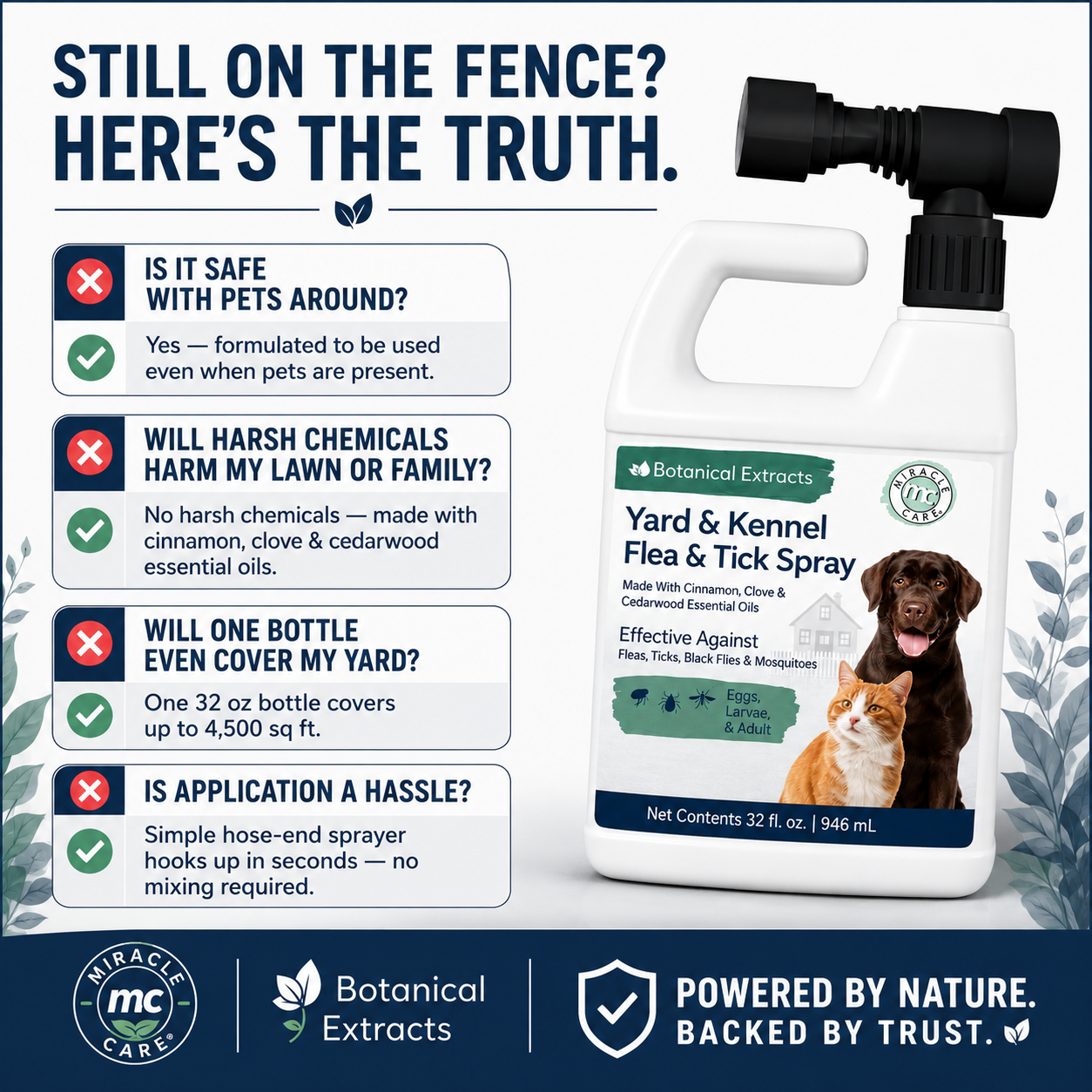 Flea & Tick Killer Spray - Yard (32oz)