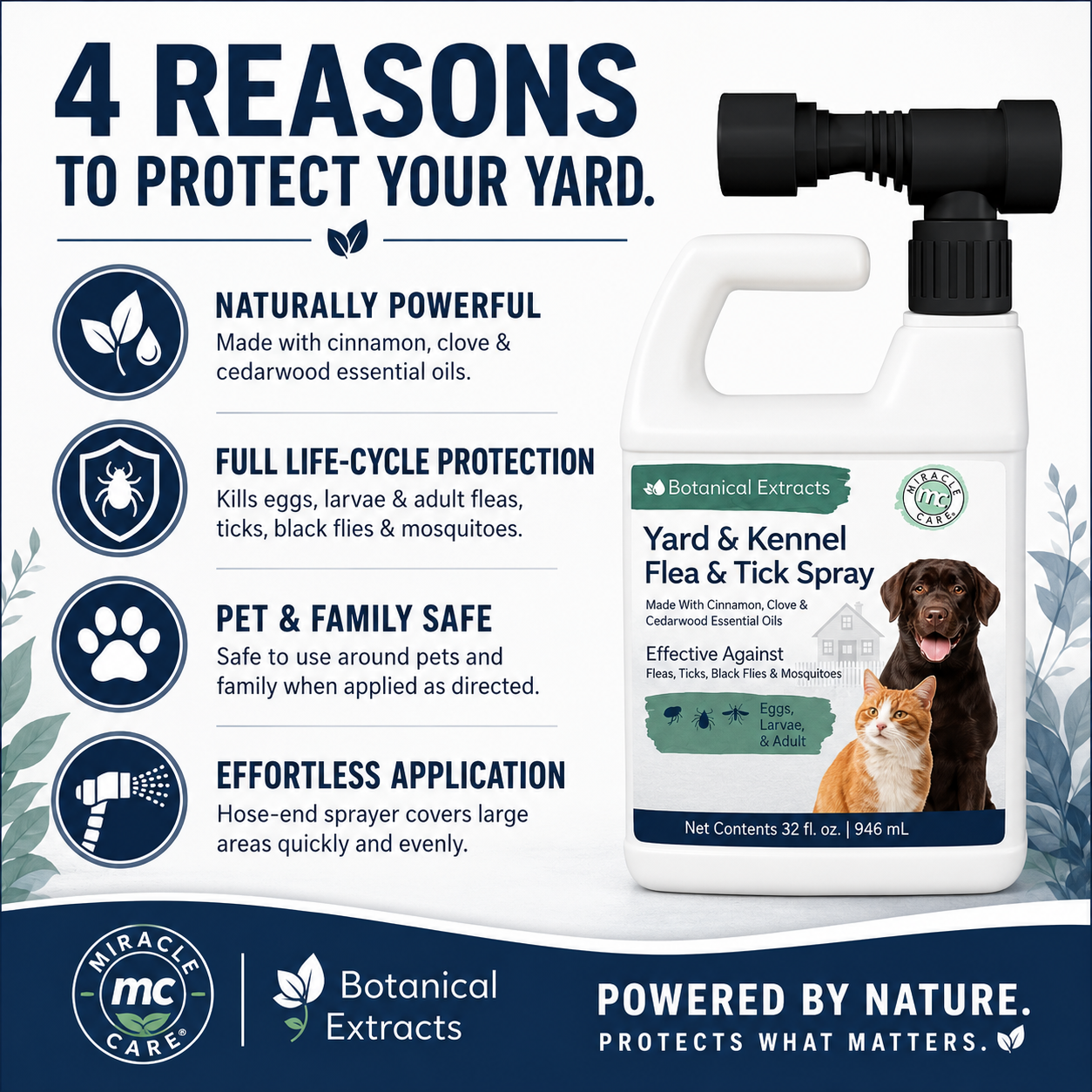 Flea & Tick Killer Spray - Yard (32oz)