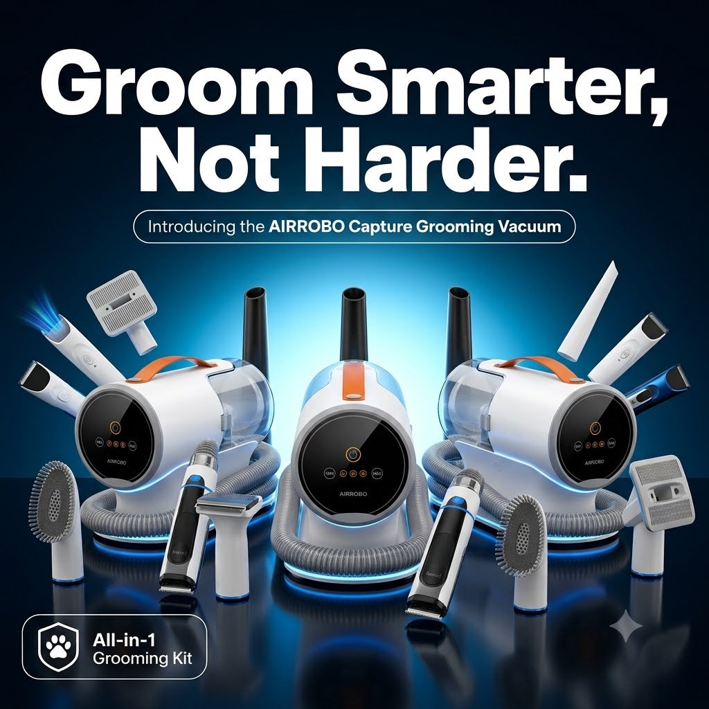 All-In-1 Pet Grooming Vacuum Kit (QuietPG100)