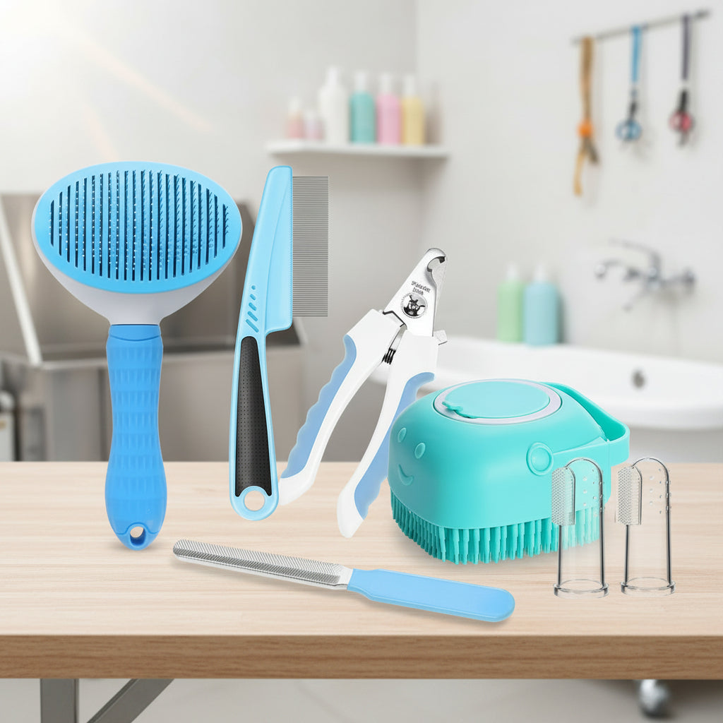 Essential Manual Pet Grooming Kit (7pcs)