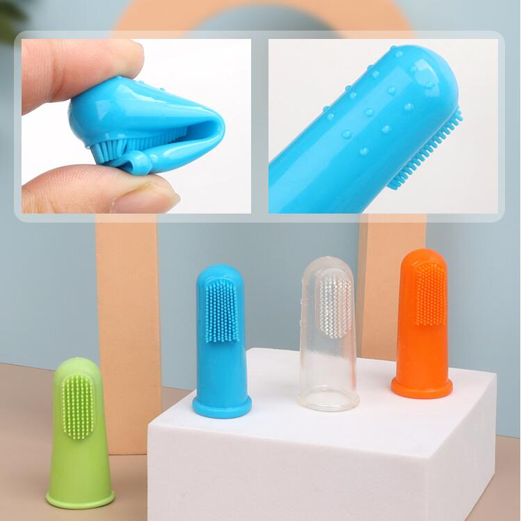 Pet Finger Toothbrush Set - Dog & Cat Oral Care (4pcs)